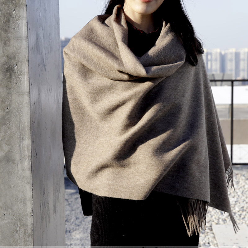 الصوف الشتاء وشاح المرأة شال أ - مراجعة Shawl Wrap Winter وسعره