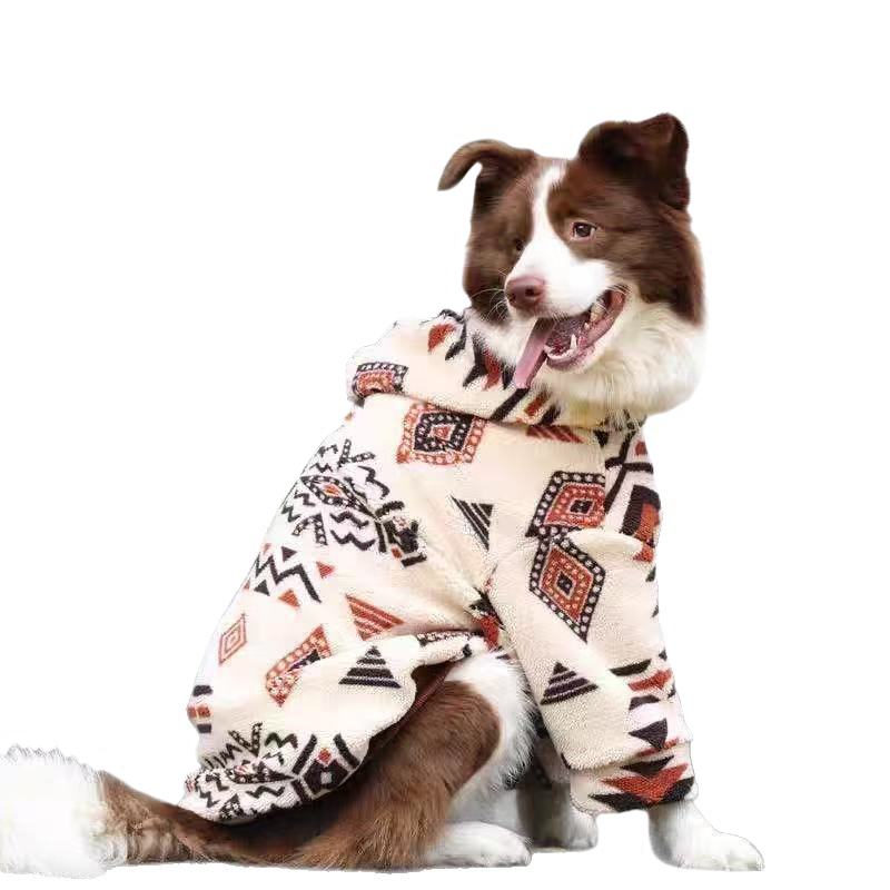 معطف شتوي دافئ للكلاب مع قلنسو - مراجعة Sherpa Hoodie Fleece وسعره