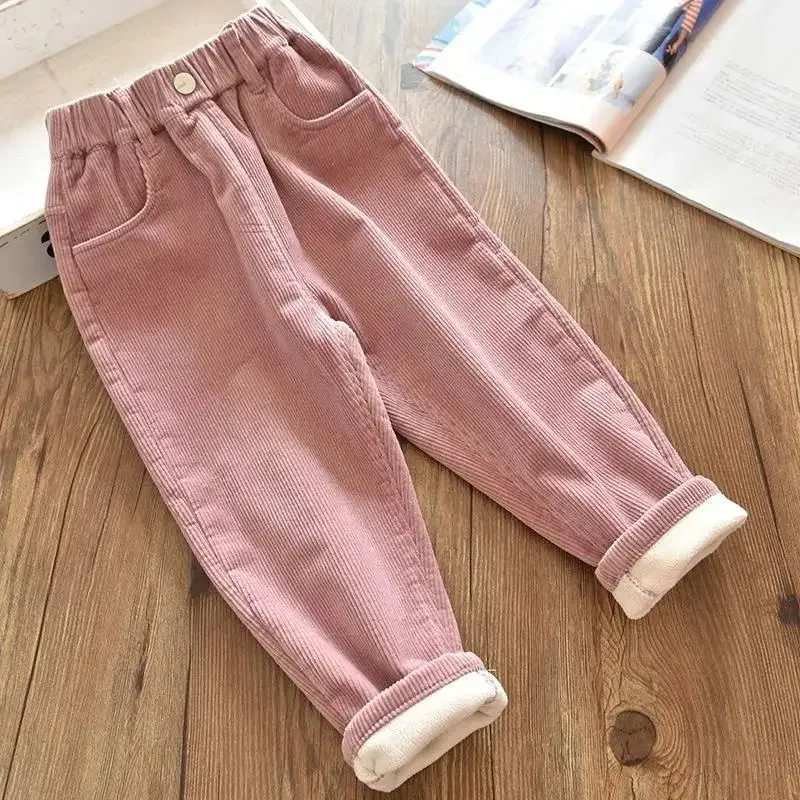 سراويل قطيفة للفتيات، سراويل ش - مراجعة Corduroy Pant Warm وسعره