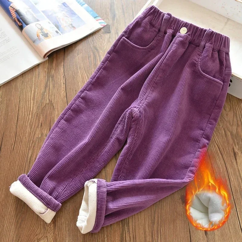 سراويل قطيفة للفتيات، سراويل ش - مراجعة Corduroy Pant Warm وسعره